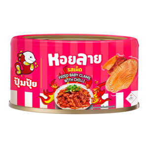 Pumpui Fried Clams Chilli 70g.