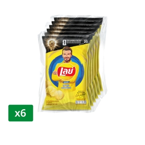 เลย์ ร็อค มันฝรั่งแท้ทอดกรอบแผ่นหยัก รสมันฝรั่งแท้ 48 ก. x 6 ชิ้น_thumbnail_1