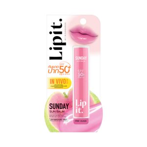 ลิปอิท ซันเดย์ ซันบาล์ม SPF50+ PA++++ 3 ก. สี 01 Pink Guava_thumbnail