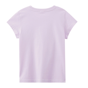 เบสิโค เสื้อยืดคอกลมพิมพ์อก สำหรับเด็กหญิง รุ่น BCAL2409LG005 สีม่วง_thumbnail_1