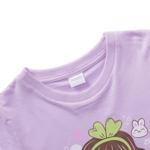 เบสิโค เสื้อยืดคอกลมพิมพ์อก สำหรับเด็กหญิง รุ่น BCAL2409LG005 สีม่วง_thumbnail_2
