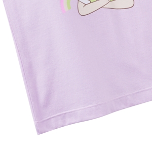 เบสิโค เสื้อยืดคอกลมพิมพ์อก สำหรับเด็กหญิง รุ่น BCAL2409LG005 สีม่วง_thumbnail_4