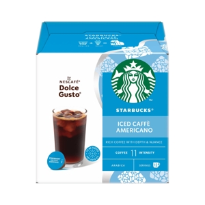 Starbucks Dolce Gusto Roast Ground Coffee Iced Caffe Americano 12Capsules 66g.