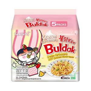 Samyang Buldak Creamy Carbonara 140g. Pack 5