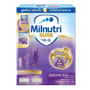 มิลนิวทริ ชัวร์ ผลิตภัณฑ์นมผงชนิดละลายทันที รสจืด 550 ก._thumbnail_1