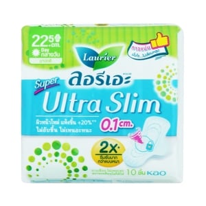 Laurier Pads Super Ultra Slim 22.5cm.10pcs.