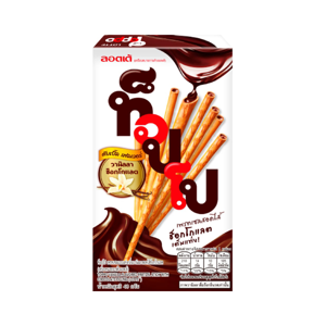 LOTTE Toppo Vanilla Pretzel Stick with Chocolate Filling 40 g.