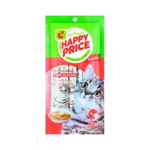 BIG C HAPPY PRICE Cat Treat Tuna Flavor 15 g. Pack 4