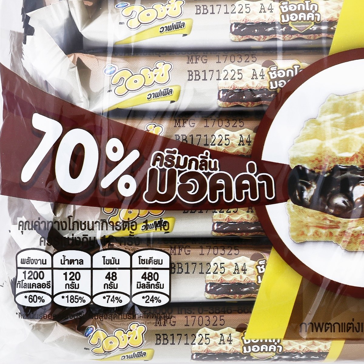วอยซ์ วาฟเฟิล ช็อกโก มอคค่า 21 ก. แพ็ค 12_2