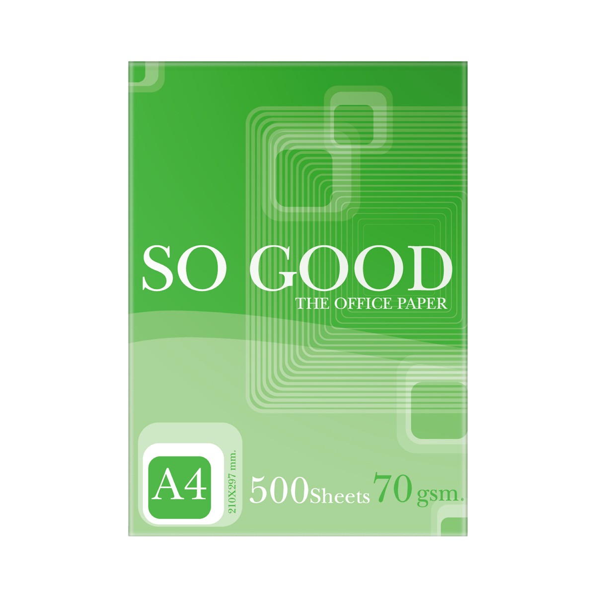 โซกู๊ด กระดาษถ่ายเอกสาร A4 70 แกรม 500 แผ่น