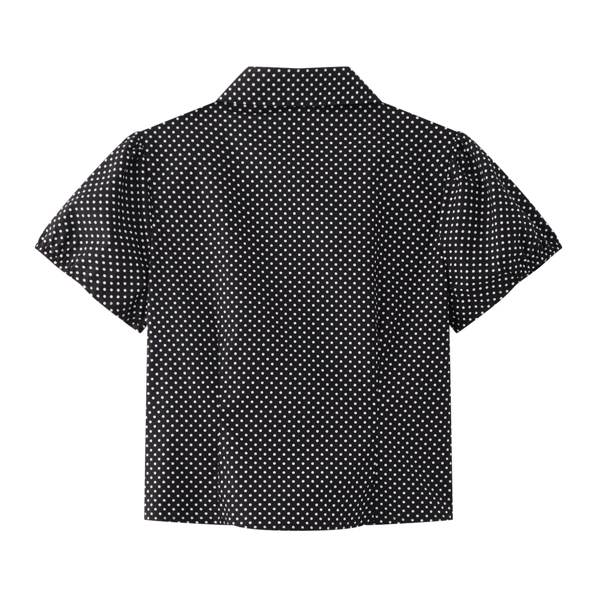 เบสิโค เสื้อเชิ้ตลายจุด สำหรับผู้หญิง รุ่น FSTN25Q4LC003 สีดำ_1