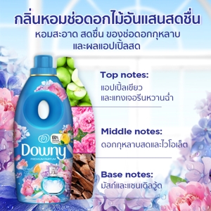 ดาวน์นี่ พรีเมียม เพอร์ฟูม น้ำยาปรับผ้านุ่ม กลิ่นหอมช่อดอกไม้อันแสนสดชื่น 450 มล. แพ็ค 2+1_thumbnail_3