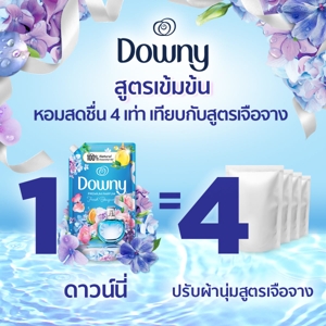 ดาวน์นี่ พรีเมียม เพอร์ฟูม น้ำยาปรับผ้านุ่ม กลิ่นหอมช่อดอกไม้อันแสนสดชื่น 450 มล. แพ็ค 2+1_thumbnail_5