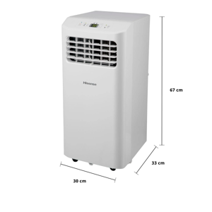 ไฮเซ่นส์ เครื่องปรับอากาศเคลื่อนที่ รุ่น AP-08CR4SKVS00 8000 BTU สีขาว_thumbnail_6