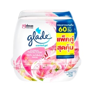 Glade Scented Gel Air Fresheners Floral Perfection 180g. Pack 2