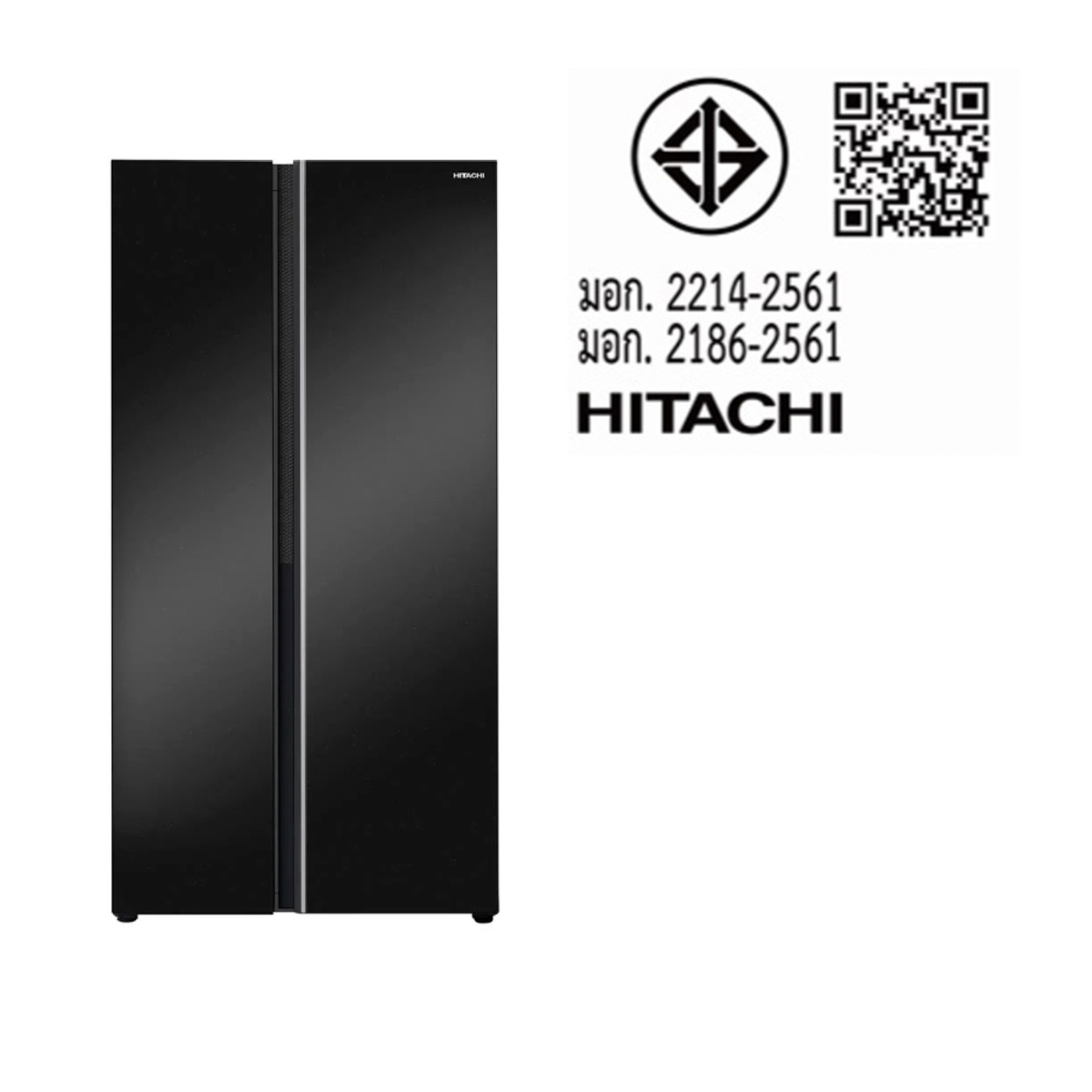 ฮิตาชิ ตู้เย็นไซด์ บาย ไซด์ รุ่น HRSN9713ESUTH 23.2 คิว สีมิดไนท์ ไชน์_2