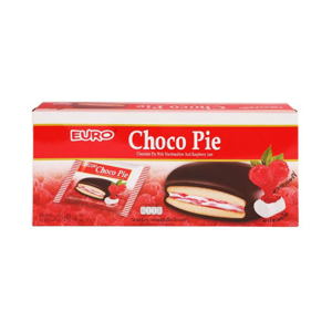 Euro Chocolate Pie with Marshmallow and Raspberry Jam 144 g.