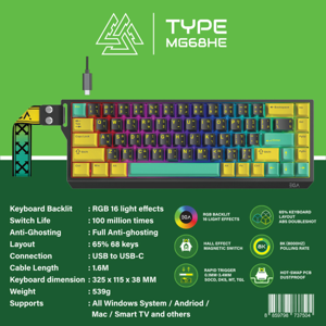 อีจีเอ คีย์บอร์ด Magnetic 65% รุ่น MG68HE_thumbnail_1