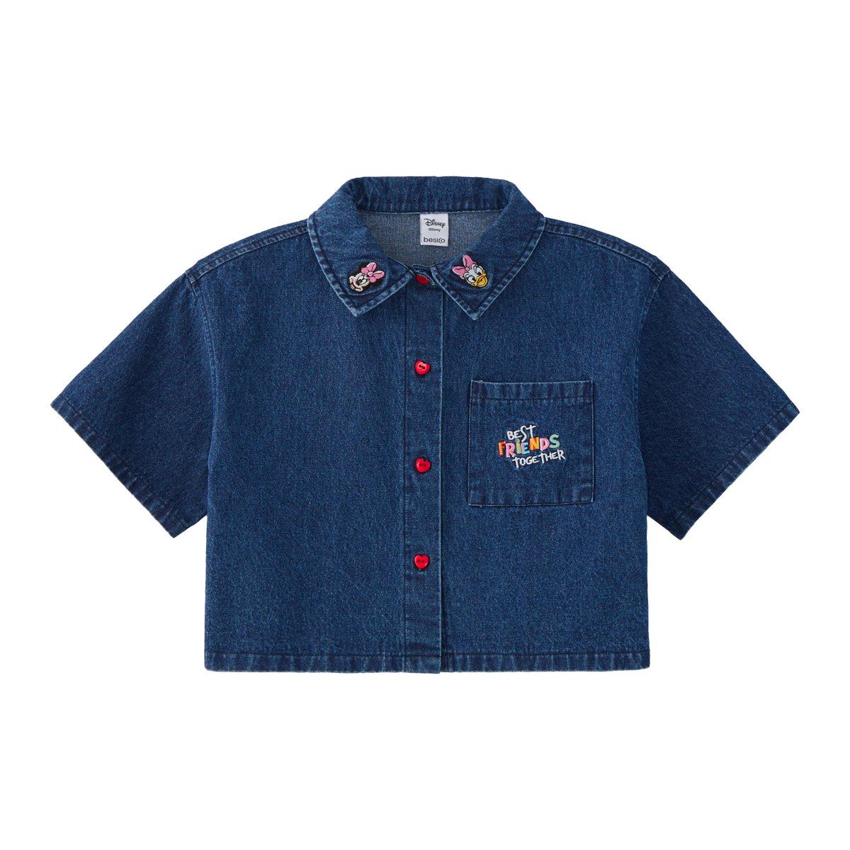 ดิสนีย์ เสื้อเด็กหญิง รุ่น FMTN2508LG008 สียีนส์