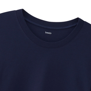 เบสิโค เสื้อยืดผู้หญิง สีกรมท่า_thumbnail_2