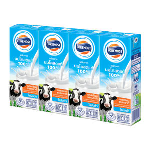 Foremost UHT Low Fat Milk 180ml. Pack 4