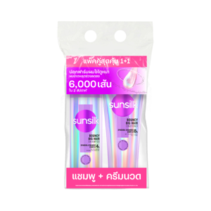 ซันซิล เบาวน์ซี่ บิ๊กแฮร์ แชมพู 350 มล. + คอนดิชันเนอร์ 320 มล. แพ็ค 1+1_thumbnail
