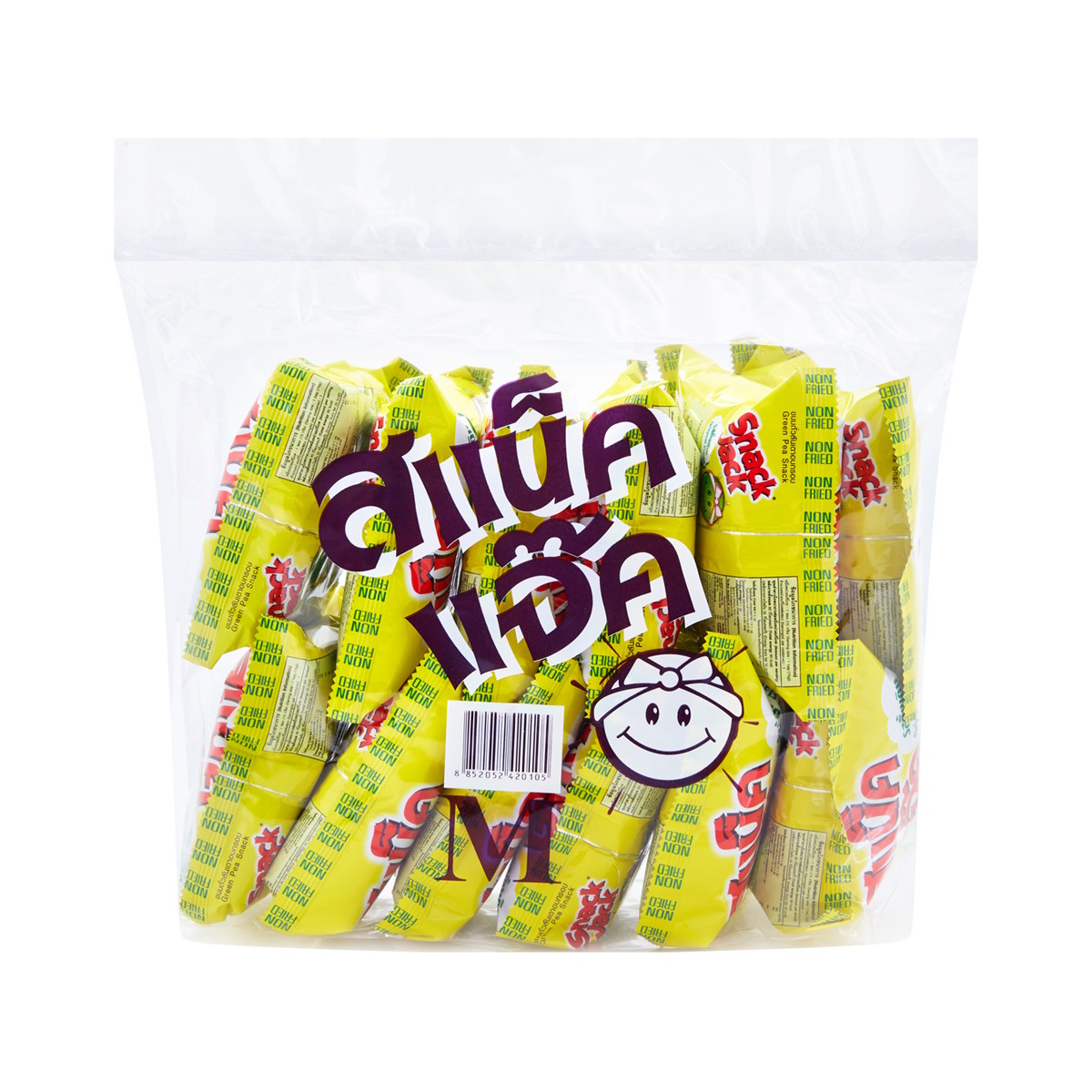 สแน็คแจ็ค ขนมถั่วลันเตาอบกรอบ 15 ก. แพ็ค 12_5