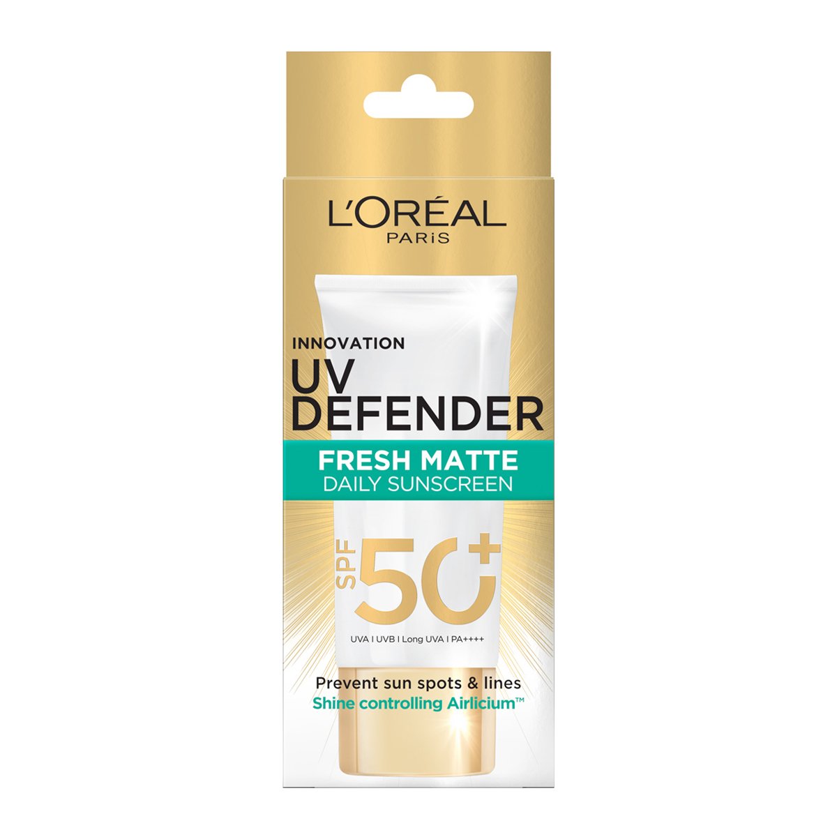 ลอรีอัล ปารีส ยูวี ดีเฟนเดอร์ แมทท์ แอนด์ เฟรช SPF50+ PA++++ ลอง ยูวีเอ 50 มล.