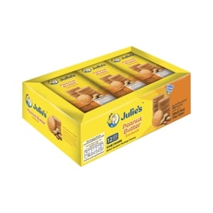 JULIE'S Peanut Butter 15 g. Pack 12