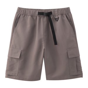 BESICO Men's Shorts with Belt Model. FSUE25Q4YM006 Grey Color