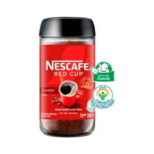 เนสกาแฟ เรดคัพ คลาสสิก กาแฟสำเร็จรูปผสมกาแฟคั่วบดละเอียด ชนิดขวดแก้ว 200 ก.