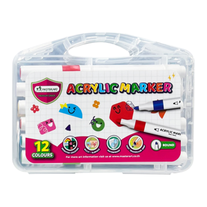 MASTER ART Acrylic Marker 12 Colours