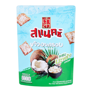 เจ้าสัว สแนคซ์ ข้าวอบกรอบผสมมะพร้าว 80 ก._thumbnail