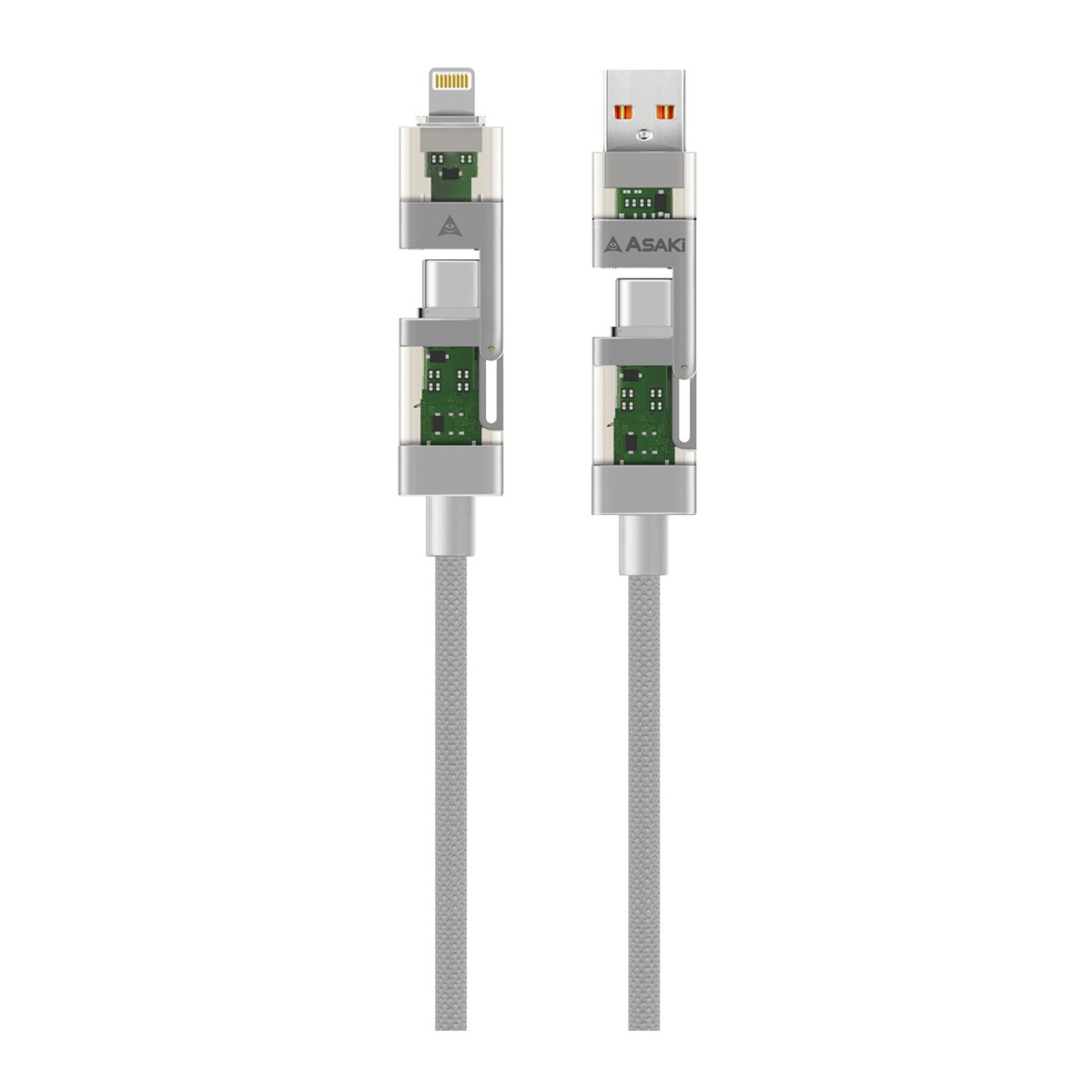 อาซากิ สายชาร์จ PD 4in1 รุ่น A-2383 คละสี_9
