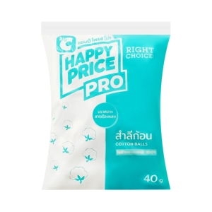 BIG C HAPPY PRICE PRO Cotton Balls 40 g.