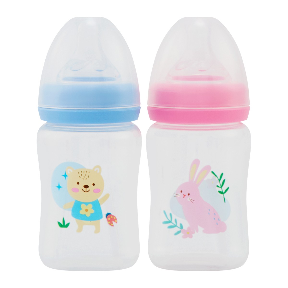 เบสิโค ขวดนมคอกว้าง รุ่น XB0055 150 มล. แพ็ค 2 คละแบบ_4
