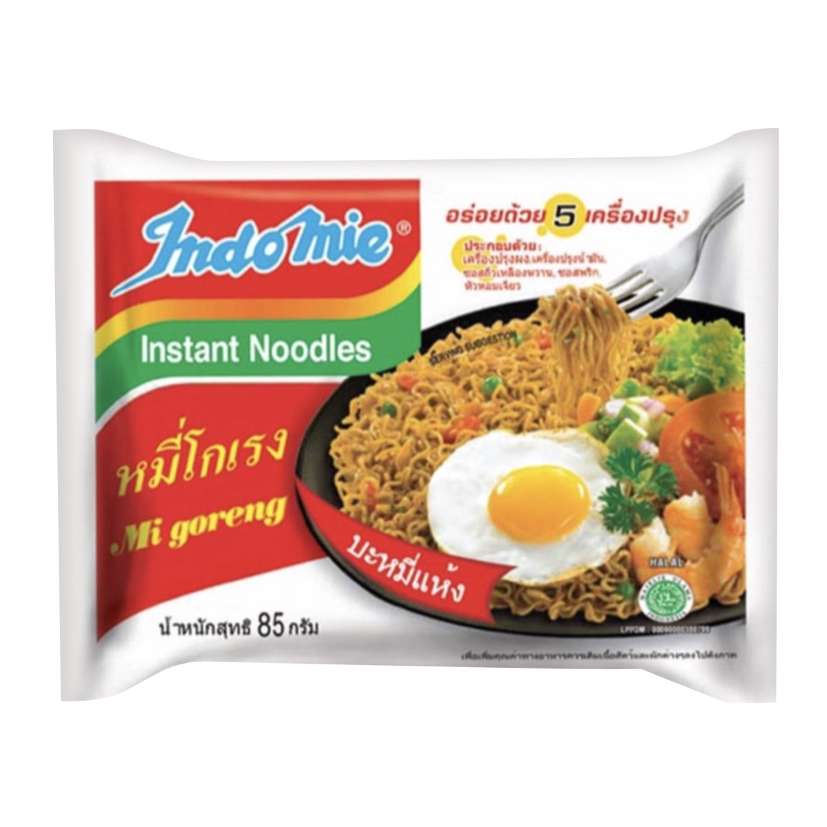 อินโดมี่ บะหมี่กึ่งสำเร็จรูป หมี่ โกเรง 85 ก. แพ็ค 5_1