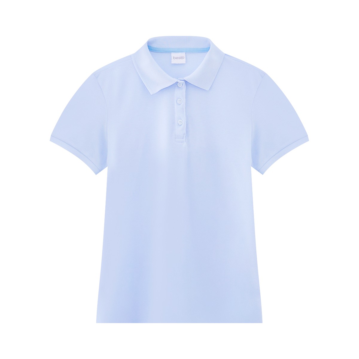 เบสิโค เสื้อโปโลผู้หญิง สีฟ้า