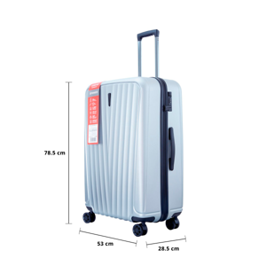 เบสิโค กระเป๋าเดินทางล้อลาก รุ่น SPINNER ขนาด 28 นิ้ว สีเงิน_thumbnail_8