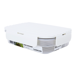 ล็อกแอนด์ล็อก กล่องถนอมอาหารพลาสติก รุ่น LWC203WHT ขนาด 670 มล. สีขาว_thumbnail_1