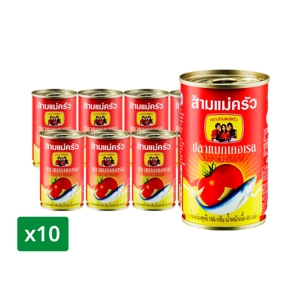 3 Lady Cooks Mackerel in Tomato Sauce 155g. Pack 10