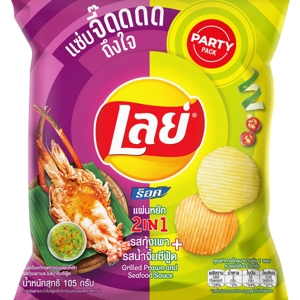 เลย์ ร็อค 2in1 รสกุ้งเผาและน้ำจิ้มซีฟู้ด 105 ก._thumbnail_3