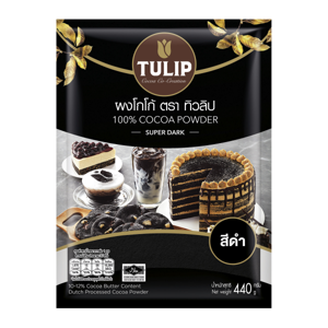 Tulip Cocoa Powder Super Dark 440g.