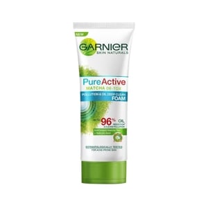 Garnier Pure Active Matcha Detox Facial Foam 100ml.