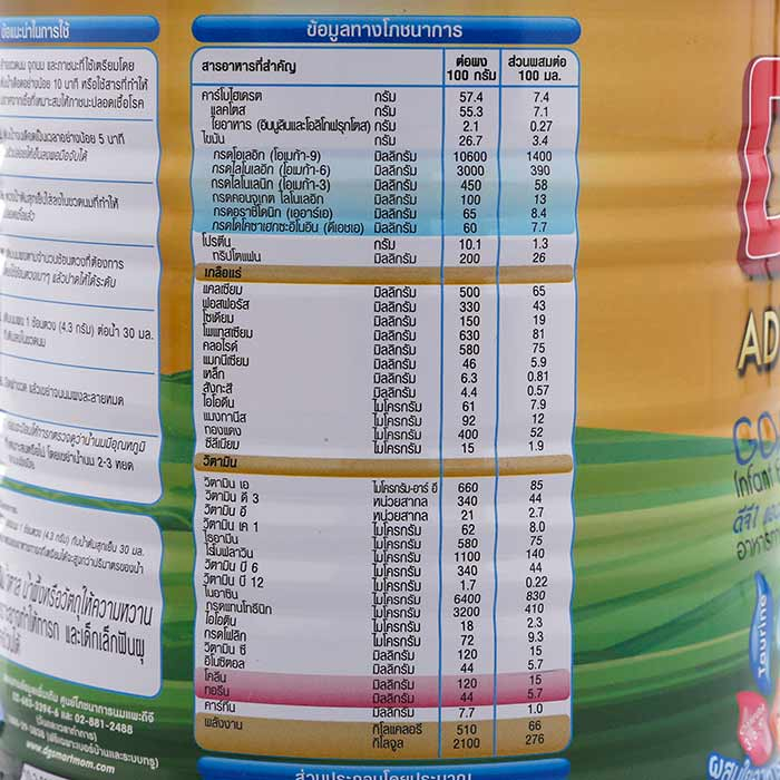ดีจี 1 แอดวานซ์ โกลด์ นมแพะ สูตร 1 400 ก._3
