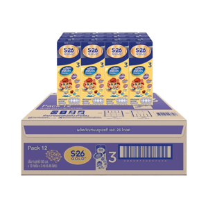 เอส-26 โกลด์ นมยูเอชที สูตร 3 รสจืด 180 มล. x 36 ชิ้น_thumbnail_6