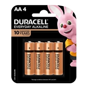 ดูราเซลล์ ถ่านอัลคาไลน์ 1.5V รุ่น MN1500-LR6 ขนาด AA x 4 ก้อน_thumbnail