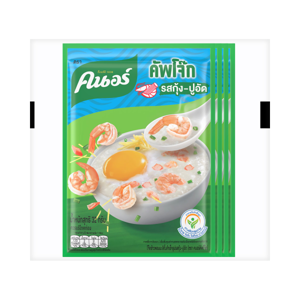 คนอร์ คัพโจ๊กแบบซอง รสกุ้ง ปูอัด 32 ก. แพ็ค 4