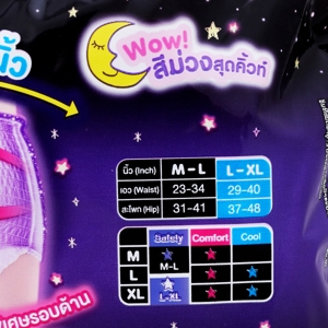 โซฟี ผ้าอนามัยแบบกางเกง รุ่น เซฟตี้ ไซส์ L-XL 4 ชิ้น_thumbnail_1