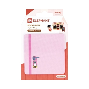 ตราช้าง กระดาษโน้ตแฟนซี รุ่น Happy Cafe คละแบบ_thumbnail_5